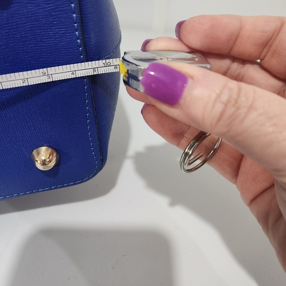 Elegant Blue Handbag from A. BELLUCCI - Picture 9 of 13